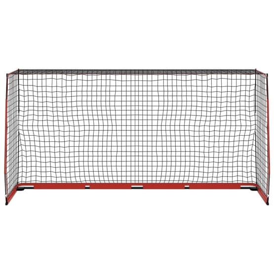 Fotbollsmål 366,5X91X183 Cm Stål