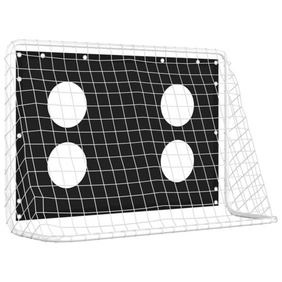 Fotbollsmål För Träning Stål 184X61X122 Cm