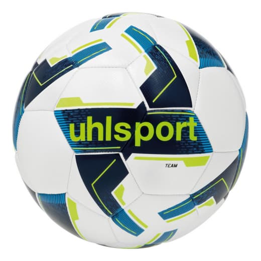uhlsport Team Hvid/Navy/Gul sz 4