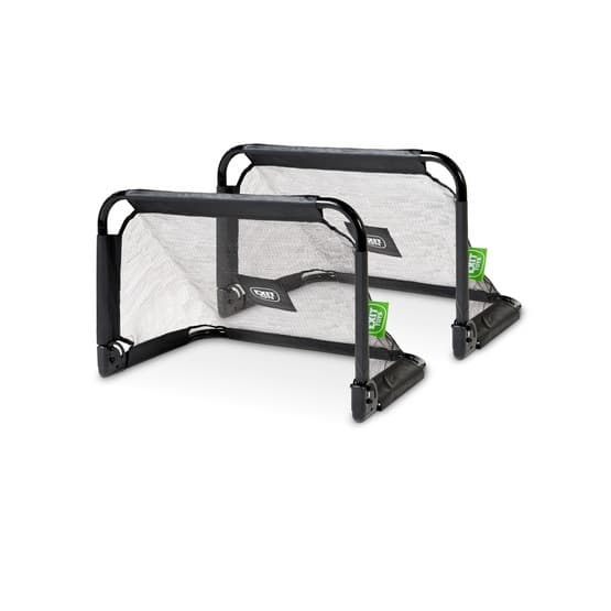 Exit - Fotbollsmål - Pico Stål 90X60Cm - Set Med 2 St - Svart