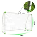 Miniatyrbild 2 av 4: XMTECH Kids Football Goal Net Sports Game Outdoor Activity 245x90x155cm Vit