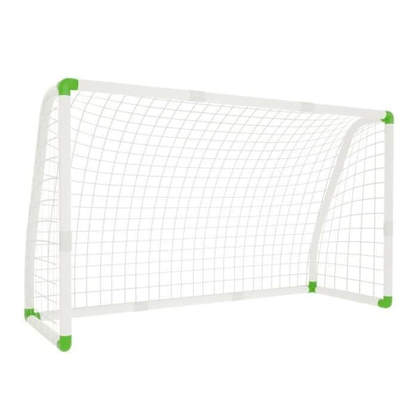 XMTECH Kids Football Goal Net Sports Game Outdoor Activity 245x90x155cm Vit