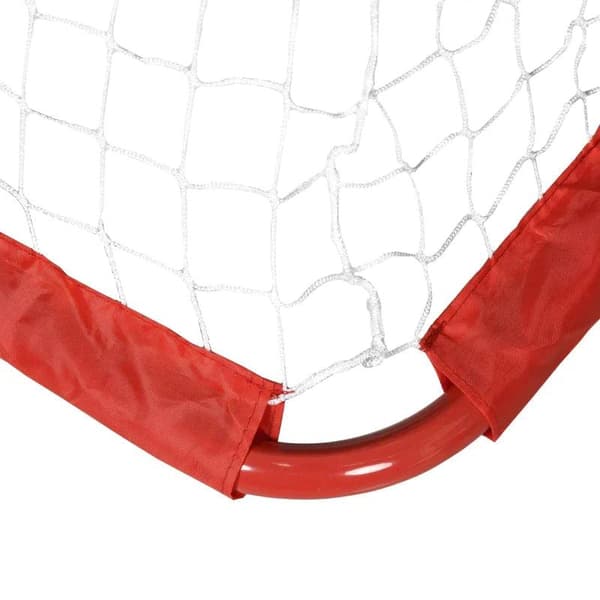 Rootz Fodboldmål - Fodboldnet - Sæt med 2 minimål - Sammenfoldelig - Rød - 90 x 36 x 60 cm