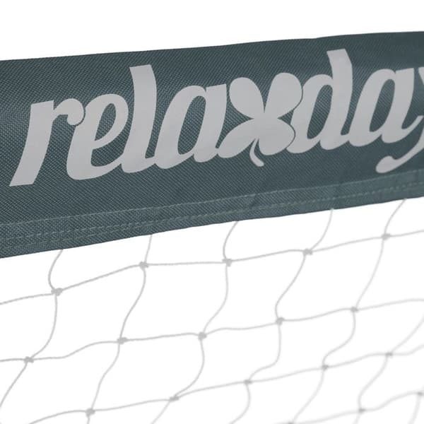 Relaxdays Fotbollsmål, set om 2, för barn och vuxna, metall, stabilt mål för fotboll, H x B x D: 110 x 150 x 75 cm, grå