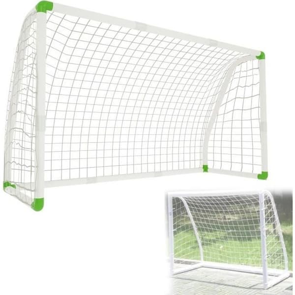 Fotbollsmål - LZQ - 180x120x80cm - Väderbeständigt - PVC - Blandat