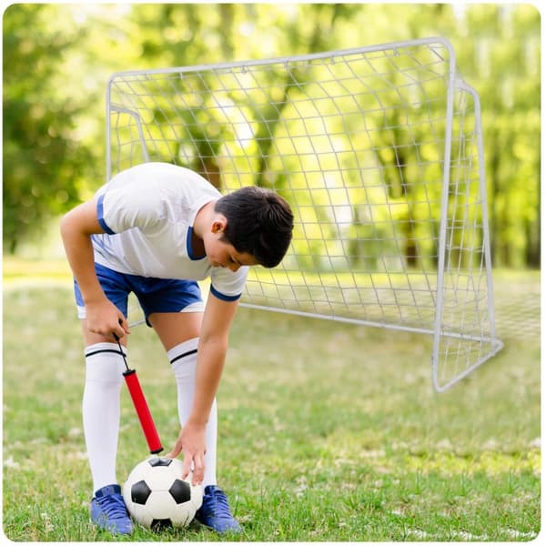 Fotbollsmål 245x155x80 - Med nät med hål