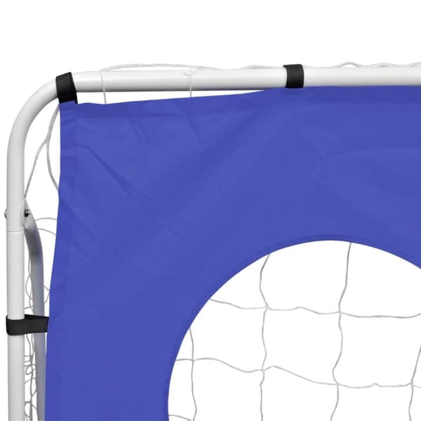 fodboldmål med sigtemål 240x92x150 cm stål