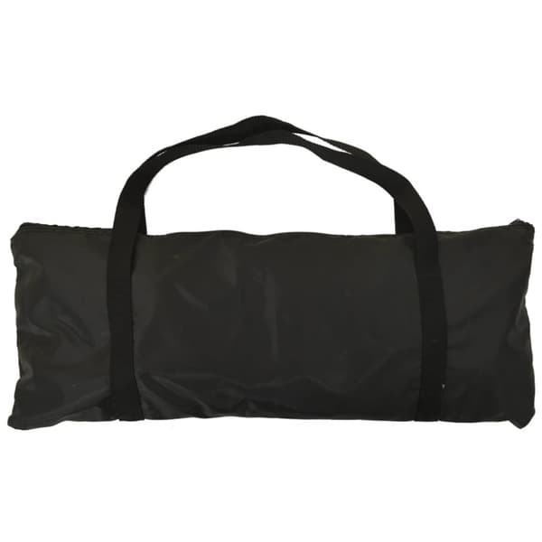 fodbold-rebounder 183x85x120 cm polyester sort og gul