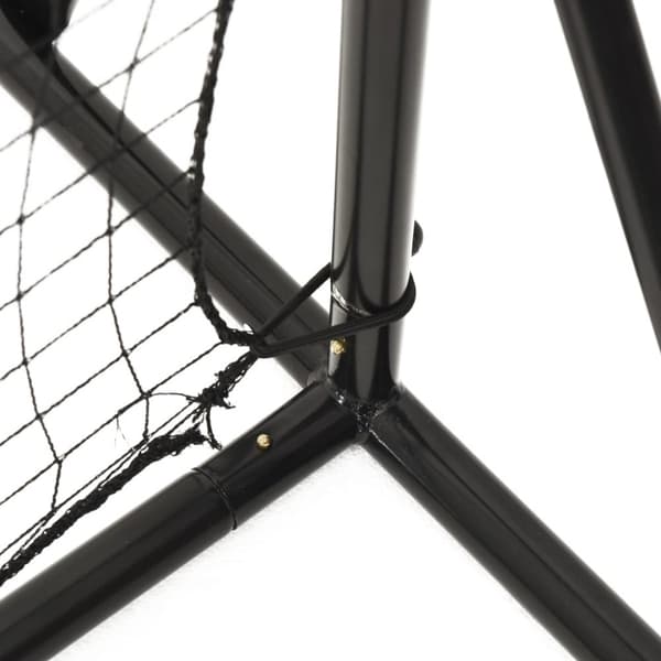 fodbold-rebounder 366x90x183 cm HDPE sort