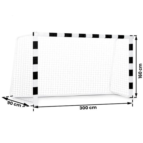 Fodboldmål 300 x 160 x 90 cm NS-460 sort og hvid