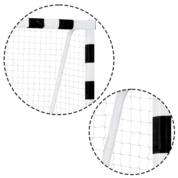Fodboldmål 300 x 160 x 90 cm NS-460 sort og hvid