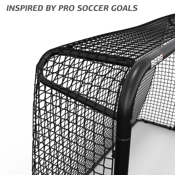 BERG SportsGoal Fotbollsmål i Stål 120 x 180cm - Lille - Sort