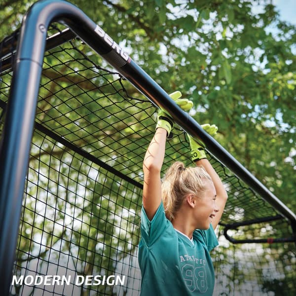 BERG SportsGoal Fotbollsmål i Stål 120 x 180cm - Lille - Sort