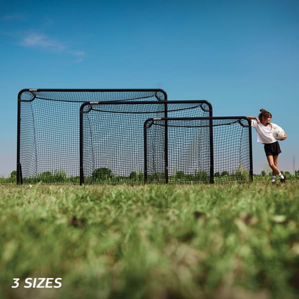 BERG SportsGoal Fotbollsmål i Stål 120 x 180cm - Lille - Sort