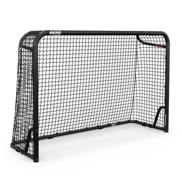BERG SportsGoal Fotbollsmål i Stål 120 x 180cm - Lille - Sort