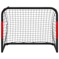 Miniatyrbilde 3 av 8: vidaXL Fotballmål med nett rødt og svart 90x48x71 cm stål