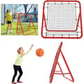 Miniatyrbild 1 av 4: YUENFONG 100x100 cm hopfällbart fotbollsreboundnät, fotbollsrebounder för coachning