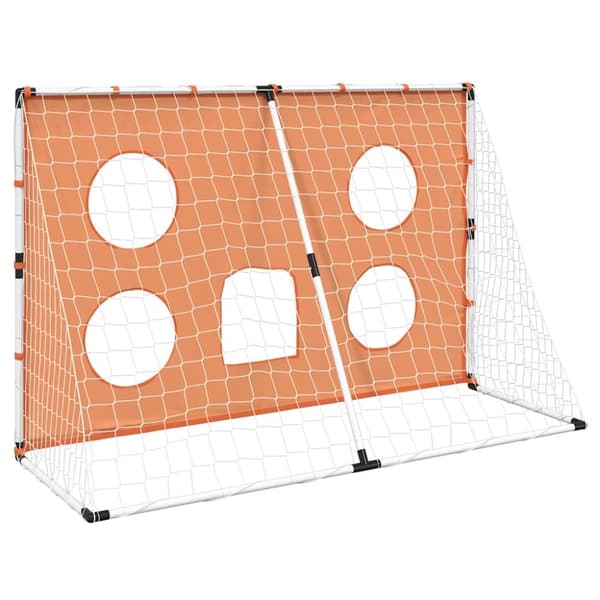 vidaXL Fotballmål for barn med målmatte og ball 182x62x118 cm