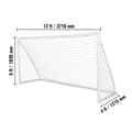 Miniatyrbillede 2 af 2: Transportabel fodboldmål, størrelse 12x6FT, vejrresistent., PVC 12x6FT