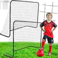 Miniatyrbild 1 av 4: Men fotboll med nät - SPRINGOS - 183 x 122 cm - Svart - Vuxen - Unisex
