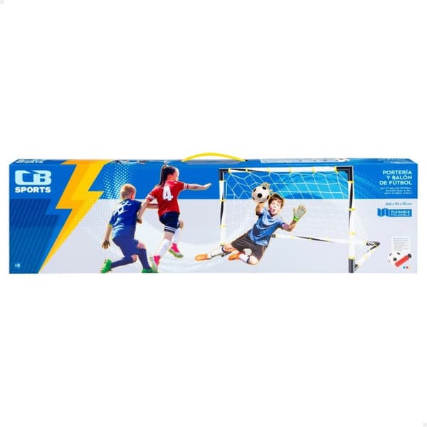 Fotbollsmål Colorbaby Hopfällbar 100 x 70 x 70 cm (2 antal)