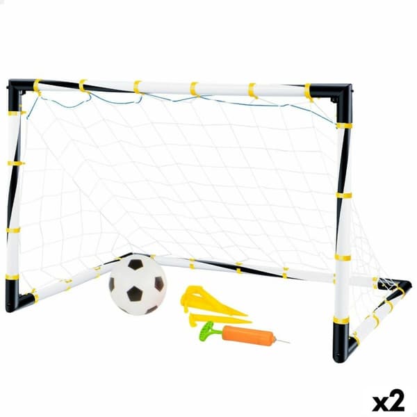Fotbollsmål Colorbaby Hopfällbar 100 x 70 x 70 cm (2 antal)
