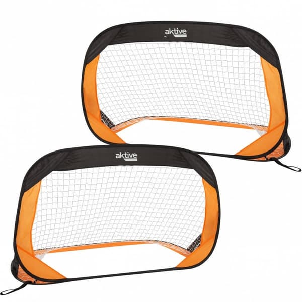Set med 2 fotbollsmål Aktive 120 x 80 x 80 cm (2 antal)
