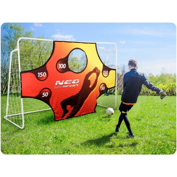 Fodboldmål 245 x 155 x 80 cm + målmåtte