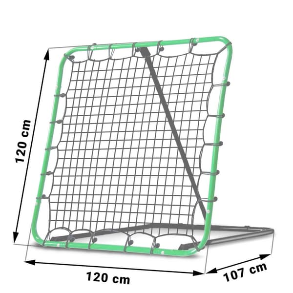 Neo-Sport rebounder træningsmål 120 x 120 cm
