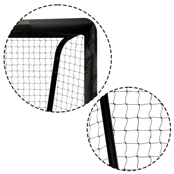 Fodboldmål 180 x 120 x 60 cm NS-463 sort og rød