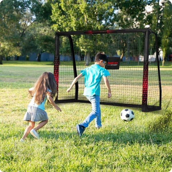 Fodboldmål 180 x 120 x 60 cm NS-463 sort og rød