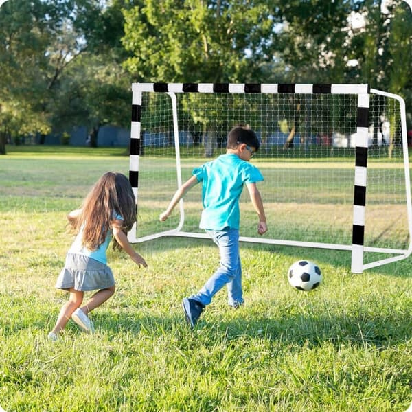 Fodboldmål 180 x 120 x 60 cm NS-464 sort og hvid