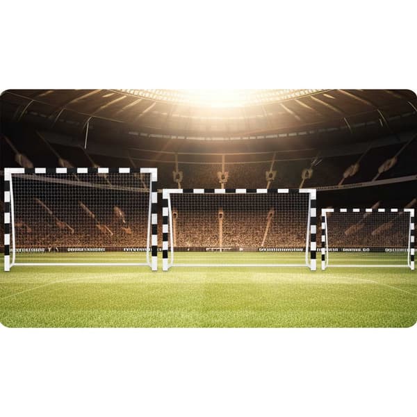 Fodboldmål 300 x 160 x 90 cm NS-460 sort og hvid