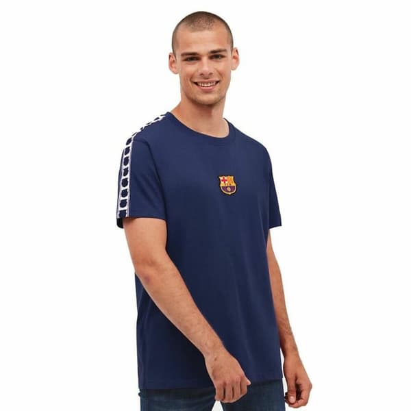 Kortermet fotballskjorte herrer F.C. Barcelona Marineblå - M