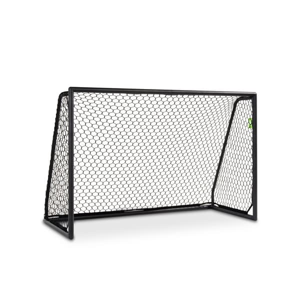 EXIT Scala fotbollsmål av aluminium 180x120cm - svart