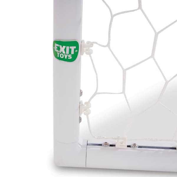 EXIT Scala fotbollsmål av aluminium 300x200cm - vit