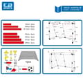 Miniatyrbillede 7 af 7: Fodboldmål Colorbaby 190 x 132 x 90 cm (2 enheder)
