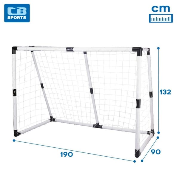 Fotbollsmål Colorbaby 190 x 132 x 90 cm (2 antal)