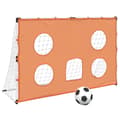 Miniatyrbild 2 av 2: Barnfotbollsmål med målduk och boll 182x62x118 cm
