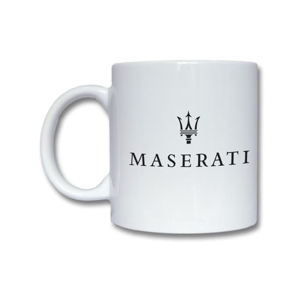 Maserati Svart Logo Krus