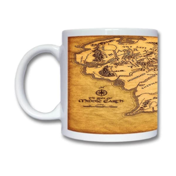 Sagan om Ringen Middle Earth Map Krus