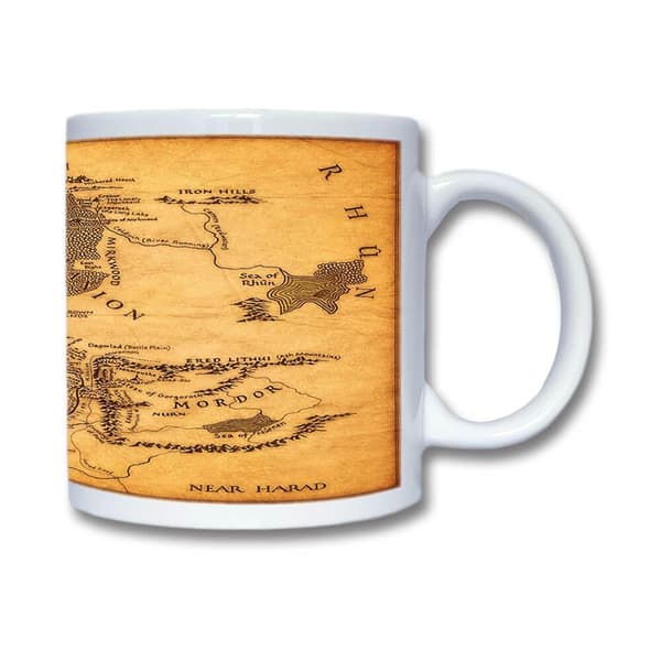 Sagan om Ringen Middle Earth Map Krus
