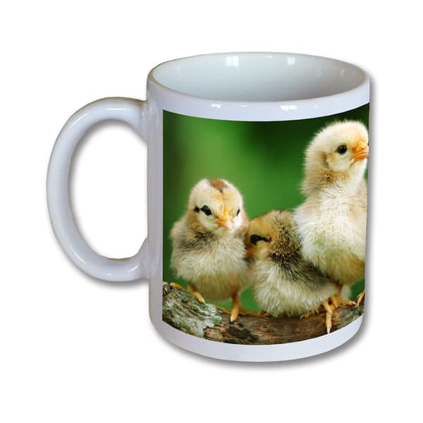 Gullig Kycklingar Mugg