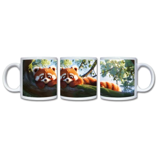 Søt Tegneserie Rød Panda Krus