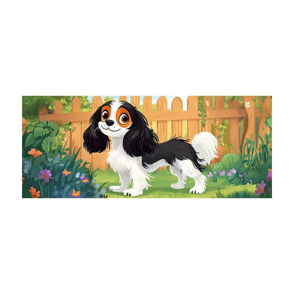Barn Søt Tegneserie Cavalier King Charles Spaniel Hund Krus