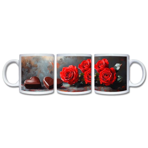 Valentinsdag Oliemaleri Krus