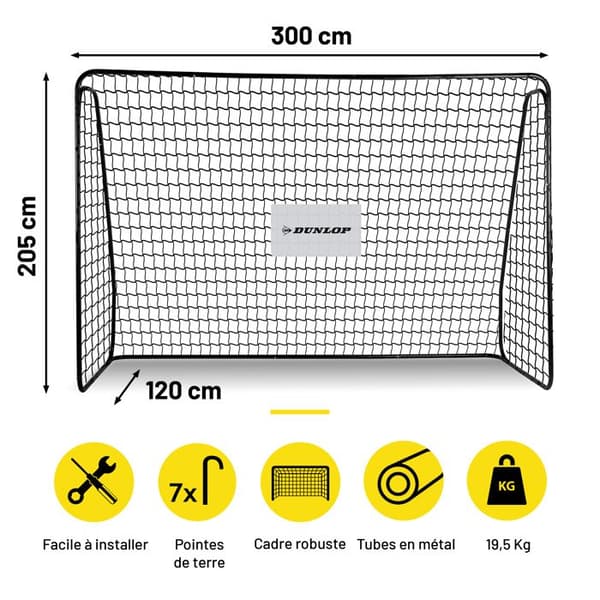 Dunlop Fotbollsställ 300 cm