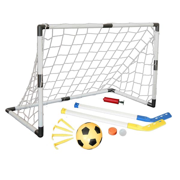 MASTER mål 94 x 61 x 48 cm med tilbehør - bold og hockeystave