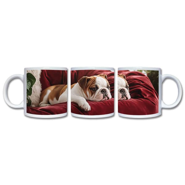 Hund Engelsk Bulldog Krus