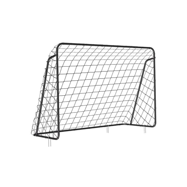 Fodboldmål - til børn - Sæt hurtigt op - Metalramme - Hvid